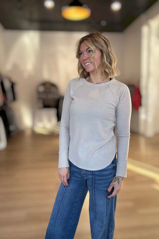 Lisa Baby Waffle Top - Just Dani Boutique + Color Studio
