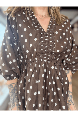 Lorna Polka Dot Dress - Just Dani Boutique + Color Studio