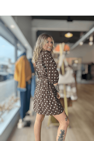 Lorna Polka Dot Dress - Just Dani Boutique + Color Studio