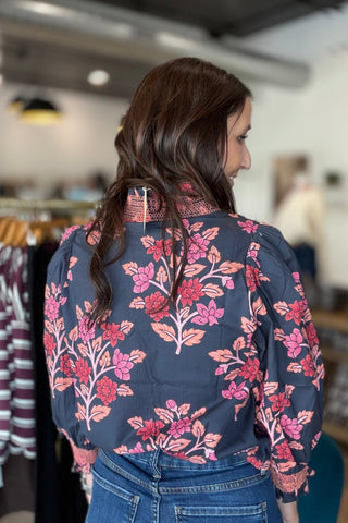 Mara Floral Ruffle Top - Just Dani Boutique + Color Studio