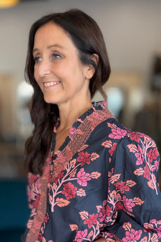 Mara Floral Ruffle Top - Just Dani Boutique + Color Studio
