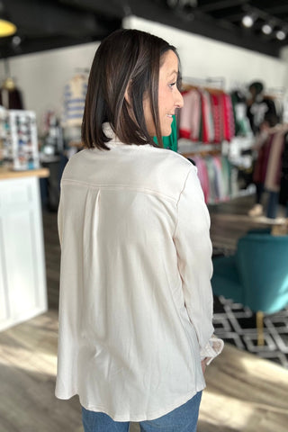 Marissa Soft Button Up - The Funky Zebras Clear Lake