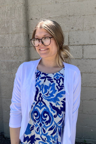 Marlee Blue Printed Cami - Just Dani Boutique + Color Studio