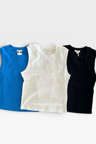 Mellie Basic Ribbed Tanks - Just Dani Boutique + Color Studio