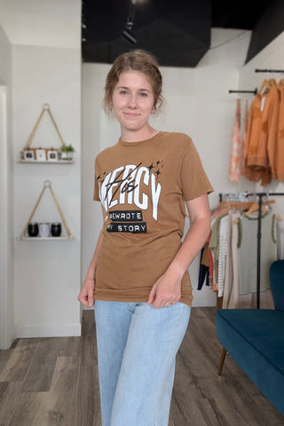 Mercy Graphic Tee - The Funky Zebras Clear Lake