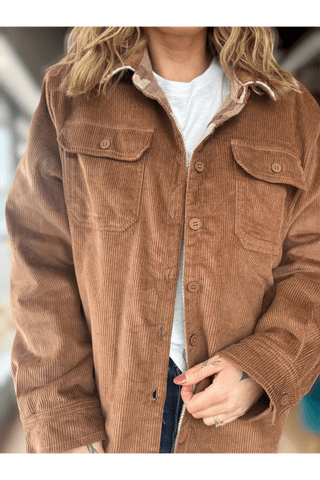 Michaela Corduroy Reversible Jacket - Just Dani Boutique + Color Studio