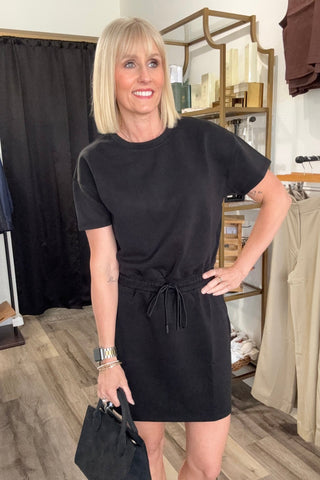 Millie Black Athleisure Dress - Just Dani Boutique + Color Studio