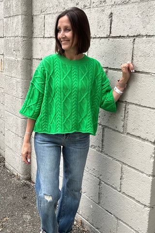 Millie Cable Sweater - Just Dani Boutique + Color Studio