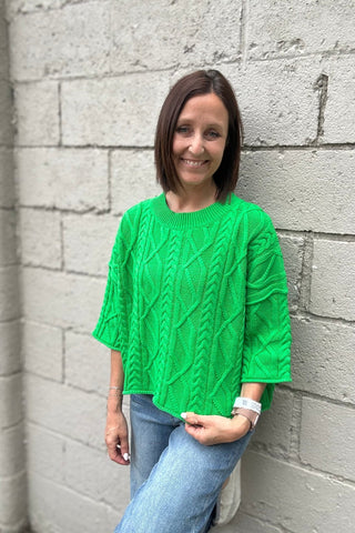 Millie Cable Sweater - Just Dani Boutique + Color Studio