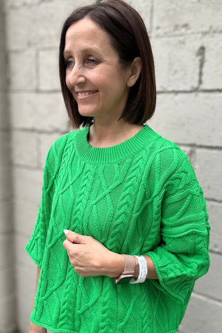 Millie Cable Sweater - Just Dani Boutique + Color Studio