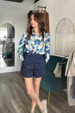 Nyla Nautical Shorts - The Funky Zebras Clear Lake