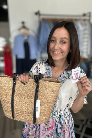 Paisley V - Neck Print Dolman Dress - The Funky Zebras Clear Lake