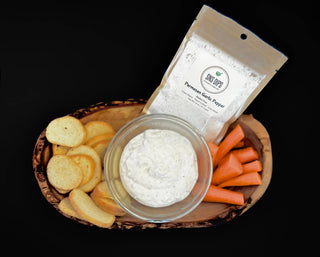Parmesan Garlic Peppercorn Dip Mix - The Funky Zebras Clear Lake