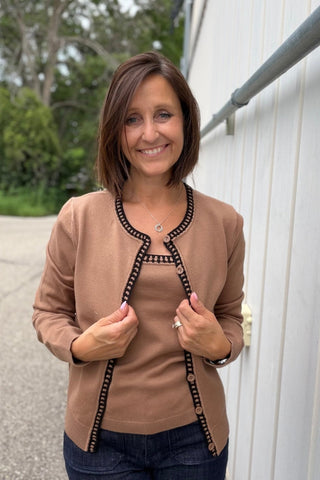 Pippa Camel Sweater Tank - Just Dani Boutique + Color Studio