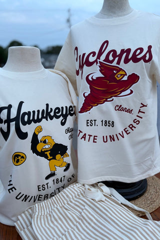 Retro ISU & Iowa Tees - Just Dani Boutique + Color Studio