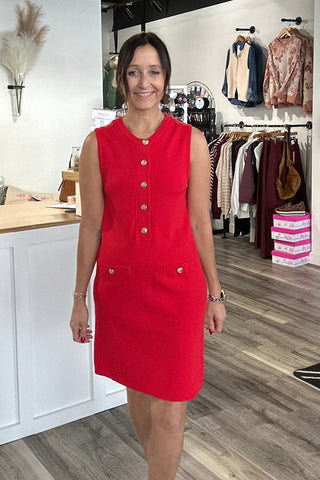 Roxy Sleeveless Knit Dress - The Funky Zebras Clear Lake