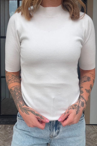 Ruby Chocolate Or Off White Knit Sweater - Just Dani Boutique + Color Studio