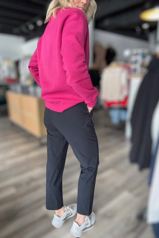 Samantha Classic Fit Sweatshirt - The Funky Zebras Clear Lake