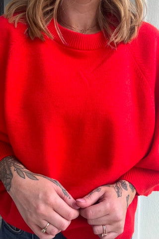Shayla Wide Sleeve Crew Sweater - Just Dani Boutique + Color Studio
