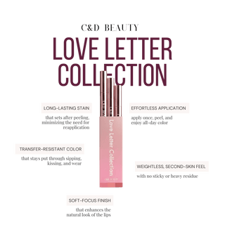 The Love Letter Collection - Peel-Off Lip Stain Trio - Just Dani Boutique + Color Studio