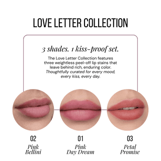 The Love Letter Collection - Peel-Off Lip Stain Trio - Just Dani Boutique + Color Studio