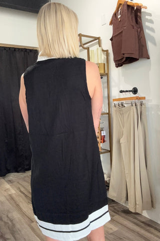 THML V-Neck Color Block Dress - Just Dani Boutique + Color Studio