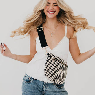 Westlyn Woven Bum Bag - The Funky Zebras Clear Lake