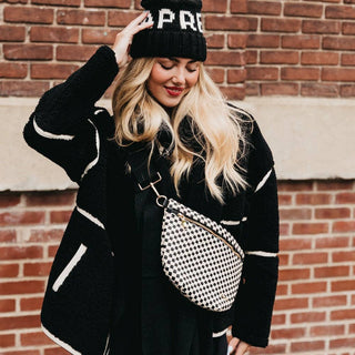 Westlyn Woven Bum Bag - The Funky Zebras Clear Lake