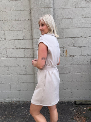 Zoe Mocha Dress - The Funky Zebras Clear Lake
